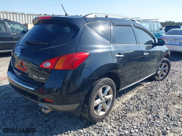 2010 Nissan Murano SL with VIN JN8AZ1MW5AW133113, listed as a IAAI auction lot 41725440 with 162,983 mi miles. Bid and sale history available at carsss.com. Image 4.