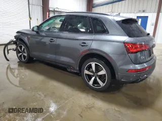 2022 Audi Q5 S line Premium Plus with VIN WA1EAAFY2N2120863, listed as a Copart auction lot 58784045 with 35,020 mi miles and Salvage title. Bid and sale history available at DreamBid. Image 2.