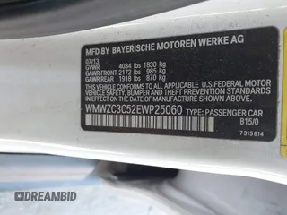 2014 MINI Countryman S with VIN WMWZC3C52EWP25060, listed as a IAAI auction lot 41642855 with 240,396 mi miles and . Bid and sale history available at DreamBid. Image 9.