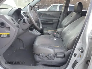 2007 Hyundai Tucson SE with VIN KM8JN12D17U587870, listed as a Copart auction lot 80851704 with 185,437 mi miles and Salvage Title. Bid and sale history available at carsss.com. Image 7.