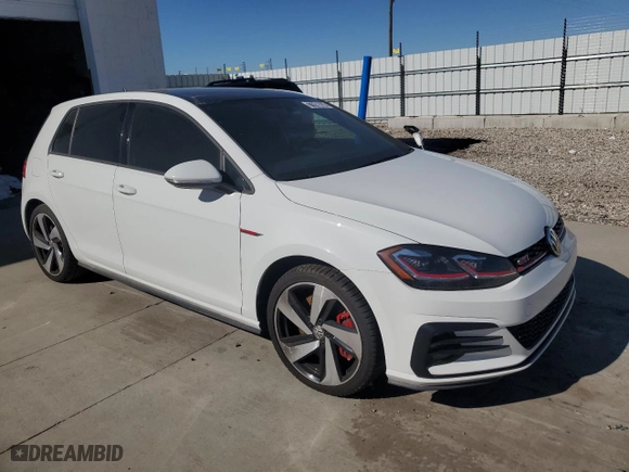 2020 Volkswagen Golf GTI S with VIN 3VW5T7AU2LM012267, listed as a Copart auction lot 77018654 with 23,841 mi miles and Clean Title. Bid and sale history available at carsss.com. Image 4.