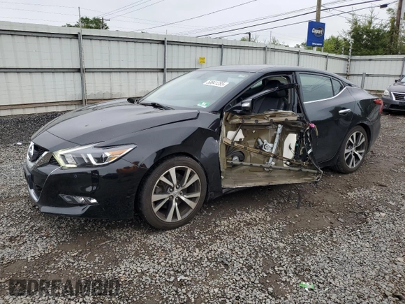 2016 Nissan Maxima SV with VIN 1N4AA6AP1GC448083, listed as a Copart auction lot 58641285 with 118,178 mi miles and Salvage title. Bid and sale history available at DreamBid. Image 1.