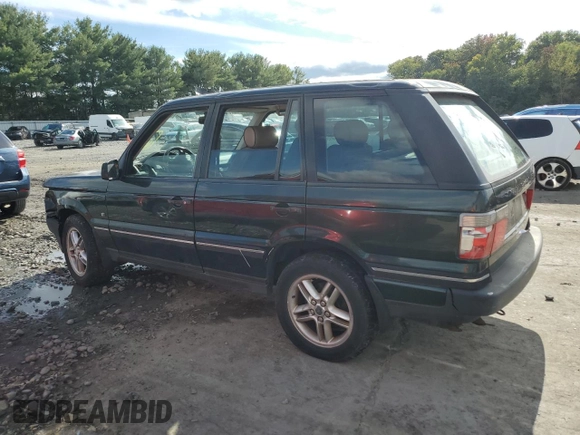 2001 Land Rover Range Rover z VIN SALPM16461A455877, wystawiony jako Copart lot #73062514 z przebiegiem Nie podano mil oraz Czysty tytuł • Clean title. Historia ofert i sprzedaży dostępna na DreamBid. Obrazek 2.