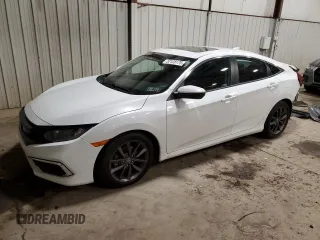2020 Honda Civic Sedan EX with VIN 19XFC1F37LE213550, listed as a Copart auction lot 52128175 with 31,164 mi miles and Salvage Title. Bid and sale history available at carsss.com. Image 1.