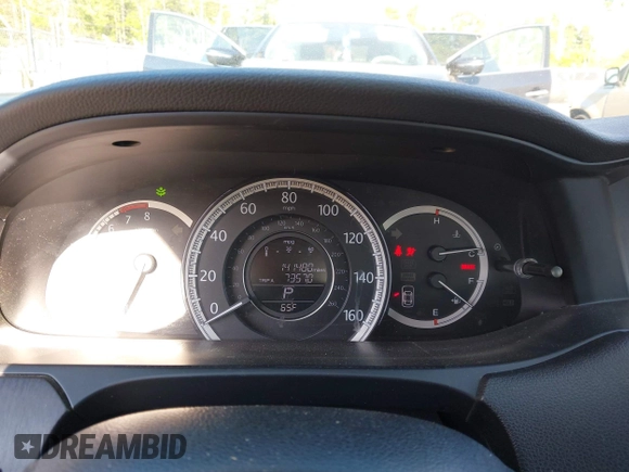 2013 Honda Accord EX-L with VIN 1HGCR2F89DA124961, listed as a IAAI auction lot 42072013 with 141,480 mi miles and . Bid and sale history available at DreamBid. Image 7.
