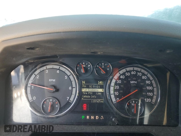 2011 Ram 1500 ST with VIN 1D7RV1GP3BS639049, listed as a Copart auction lot 87867495 with 119,747 mi miles and Salvage Title. Bid and sale history available at carsss.com. Image 9.