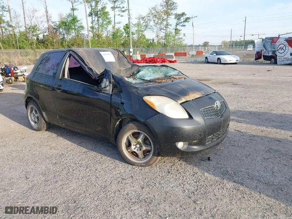 2007 Toyota Yaris with VIN JTDJT923775090204, listed as a IAAI auction lot 41876894 with 1 mi miles. Bid and sale history available at carsss.com. Image 1.