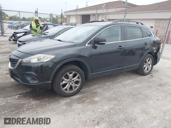 2014 Mazda CX-9 Sport with VIN JM3TB3BV8E0437180, listed as a IAAI auction lot 42413844 with 177,393 mi miles and . Bid and sale history available at DreamBid. Image 17.