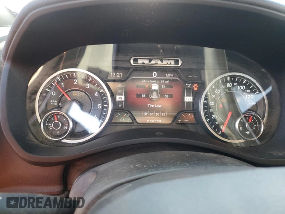 2019 Ram 2500 Big Horn with VIN 3C6UR5DJ9KG696788, listed as a Copart auction lot 86867884 with 56,524 mi miles and Salvage Title. Bid and sale history available at carsss.com. Image 9.