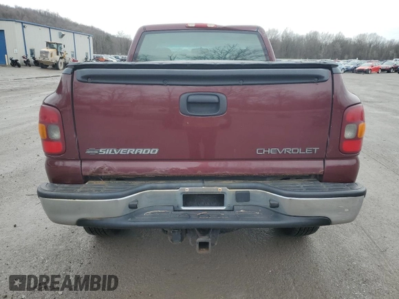 2003 Chevrolet Silverado 1500 LS with VIN 1GCEK14V33Z126249, listed as a Copart auction lot 84754524 with 105,267 mi miles and Salvage Title. Bid and sale history available at DreamBid. Image 6.