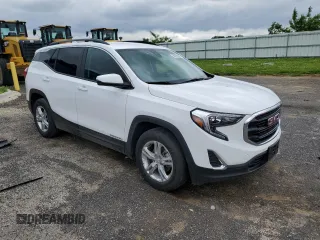 2021 GMC Terrain SLE with VIN 3GKALMEV2ML319887, listed as a Copart auction lot 59270305 with 36,338 mi miles and Salvage title. Bid and sale history available at DreamBid. Image 4.
