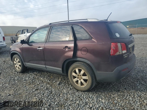 2012 Kia Sorento LX with VIN 5XYKT4A28CG267697, listed as a Copart auction lot 81220954 with 176,984 mi miles and Non Repairable. Bid and sale history available at carsss.com. Image 2.