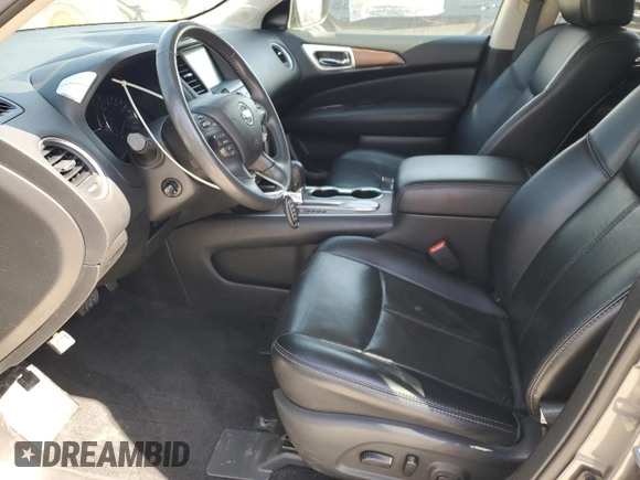 2017 Nissan Pathfinder S with VIN 5N1DR2MN9HC912477, listed as a Copart auction lot 53715565 with 90,690 mi miles and Salvage title. Bid and sale history available at DreamBid. Image 7.