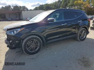 2018 Hyundai Santa Fe 2.4L with VIN 5NMZUDLB8JH077040, listed as a Copart auction lot 76240904 with 92,144 mi miles and Salvage title. Bid and sale history available at DreamBid. Image 1.