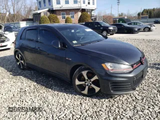 2016 Volkswagen Golf GTI S with VIN 3VW5T7AU5GM050341, listed as a Copart auction lot 48791595 with 157,442 mi miles and Salvage Title. Bid and sale history available at carsss.com. Image 4.