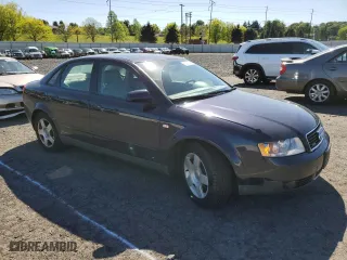 2002 Audi A4 1.8T with VIN WAULC68E42A178477, listed as a Copart auction lot 53387164 with 81,263 mi miles and Clean Title. Bid and sale history available at carsss.com. Image 4.