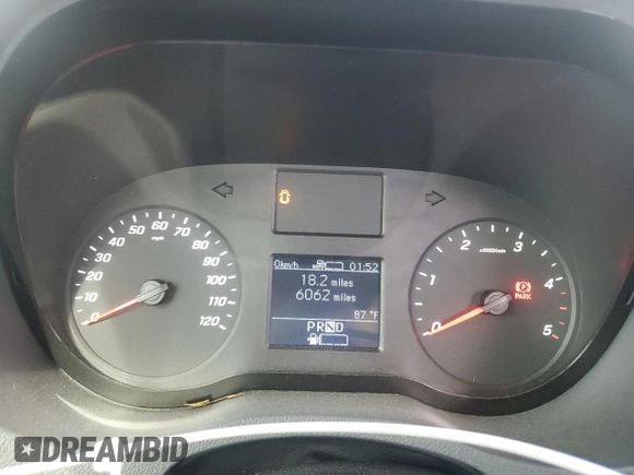 2020 Mercedes-Benz Sprinter with VIN W1Z4EFHY1LP267084, listed as a Copart auction lot 77692904 with 6,062 mi miles and Non Repairable. Bid and sale history available at DreamBid. Image 9.
