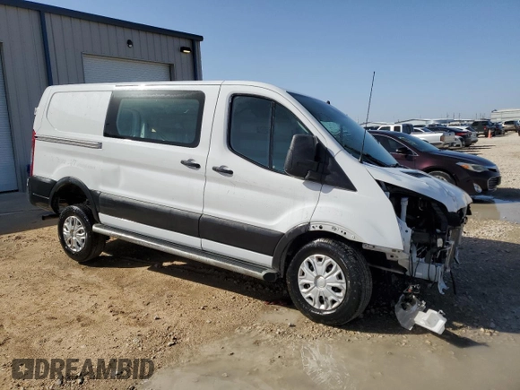 2023 Ford Transit Cargo with VIN 1FTBR1Y88PKB06810, listed as a Copart auction lot 47635095 with Not Provided miles and Salvage Title. Bid and sale history available at DreamBid. Image 4.