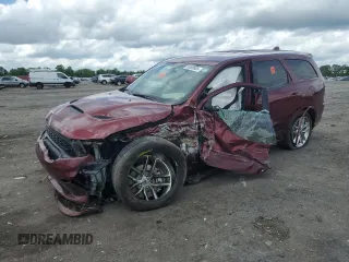 2021 Dodge Durango R/T z VIN 1C4SDJCT0MC723439, wystawiony jako Copart lot #55590805 z przebiegiem 67 853 mil mil oraz Szkoda całkowita • Salvage title. Historia ofert i sprzedaży dostępna na DreamBid. Obrazek 1.