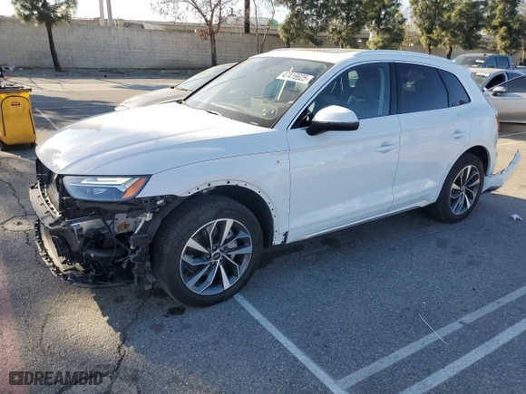 2023 Audi Q5 S line Premium Plus with VIN WA1EAAFY5P2068230, listed as a Copart auction lot 47416625 with 29,259 mi miles and Salvage Title. Bid and sale history available at carsss.com. Image 1.