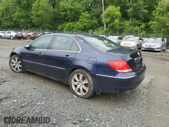 2005 Acura RL z VIN JH4KB16515C014781, wystawiony jako Copart lot #60787895 z przebiegiem Nie podano mil oraz Szkoda całkowita • Salvage title. Historia ofert i sprzedaży dostępna na DreamBid. Obrazek 2.