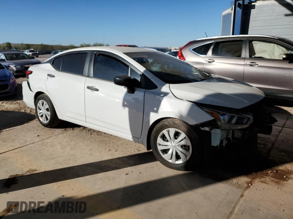 2021 Nissan Versa S with VIN 3N1CN8DV1ML923683, listed as a Copart auction lot 46352195 with 68,026 mi miles and Salvage Title. Bid and sale history available at carsss.com. Image 4.