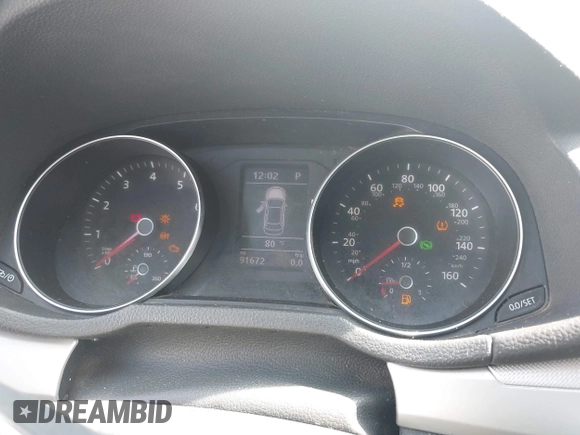 2016 Volkswagen Passat S with VIN 1VWAT7A3XGC036460, listed as a IAAI auction lot 42466059 with 91,672 mi miles and . Bid and sale history available at DreamBid. Image 7.