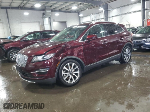 2019 Lincoln MKC Reserve with VIN 5LMCJ3D98KUL02399, listed as a Copart auction lot 68334054 with 51,758 mi miles and Salvage Title. Bid and sale history available at carsss.com. Image 1.