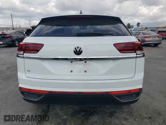 2021 Volkswagen Atlas SE with VIN 1V2WC2CA3MC201976, listed as a Copart auction lot 71682634 with 41,249 mi miles and Salvage title. Bid and sale history available at DreamBid. Image 6.