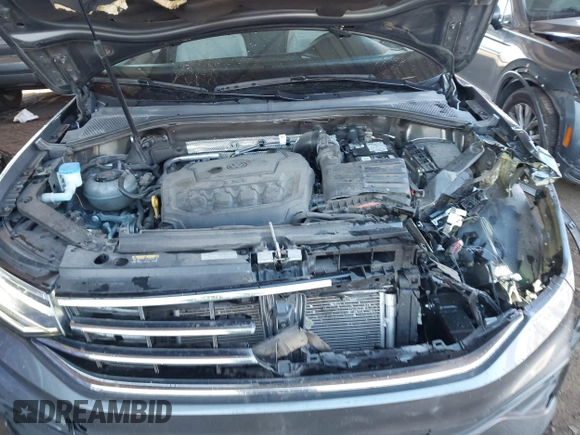 2022 Volkswagen Tiguan S with VIN 3VV1B7AX8NM146414, listed as a IAAI auction lot 41773162 with 115,193 mi miles and . Bid and sale history available at DreamBid. Image 10.