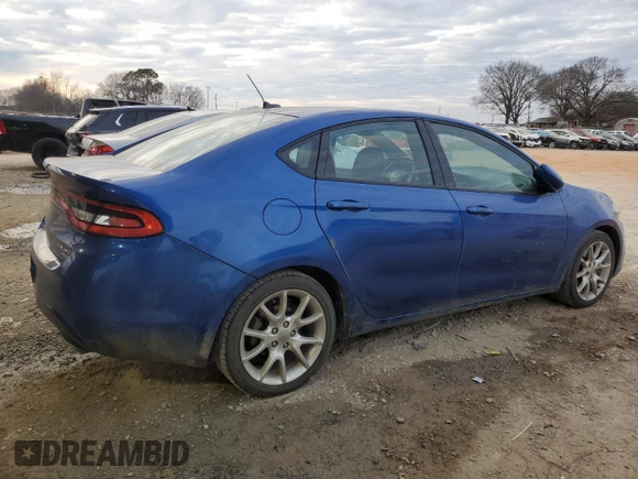 2013 Dodge Dart Rallye with VIN 1C3CDFBH9DD147265, listed as a Copart auction lot 45972805 with 144,995 mi miles and Salvage Title. Bid and sale history available at carsss.com. Image 3.