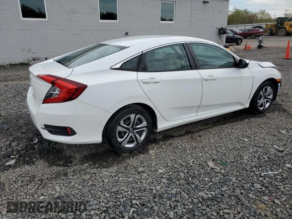 2018 Honda Civic LX with VIN 2HGFC2F55JH597340, listed as a Copart auction lot 53557495 with 8,232 mi miles and Salvage Title. Bid and sale history available at DreamBid. Image 3.