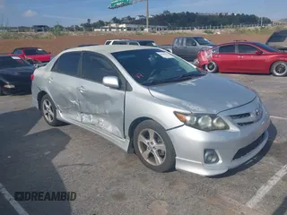 2012 Toyota Corolla L with VIN 5YFBU4EE7CP067875, listed as a IAAI auction lot 42104406 with 277,607 mi miles. Bid and sale history available at carsss.com. Image 1.