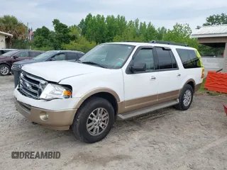 2014 Ford Expedition Max XLT z VIN 1FMJK1J55EEF43350, wystawiony jako IAAI lot #42186829 z przebiegiem 239 910 mil mil oraz . Historia ofert i sprzedaży dostępna na DreamBid. Obrazek 2.