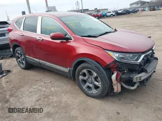2018 Honda CR-V EX with VIN 2HKRW1H52JH523178, listed as a IAAI auction lot 41699500 with 81,377 mi miles and . Bid and sale history available at carsss.com. Image 1.