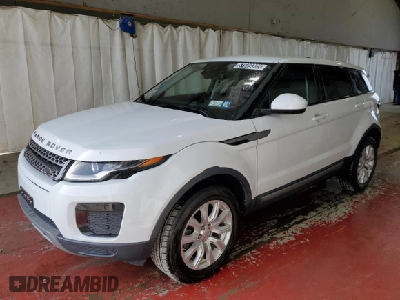 2018 Land Rover Range Rover Evoque SE with VIN SALVP2RX5JH323744, listed as a Copart auction lot 57509385 with 38,492 mi miles and Clean title. Bid and sale history available at DreamBid. Image 1.