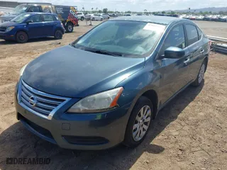 2015 Nissan Sentra S with VIN 3N1AB7AP1FY368501, listed as a IAAI auction lot 42081880 with 102,192 mi miles. Bid and sale history available at carsss.com. Image 2.