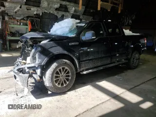 2019 Ford F-150 XL with VIN 1FTEW1E40KFC15335, listed as a Copart auction lot 47199965 with 0 mi miles and Salvage Title. Bid and sale history available at carsss.com. Image 1.