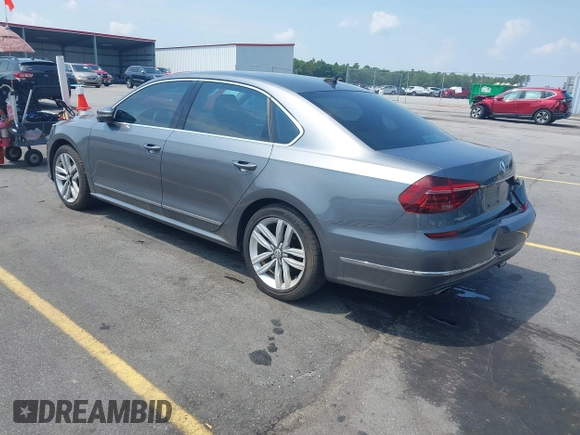 2017 Volkswagen Passat SE with VIN 1VWGT7A33HC058764, listed as a IAAI auction lot 42668036 with 76,732 mi miles and . Bid and sale history available at DreamBid. Image 3.