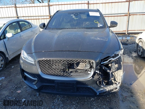 2017 Jaguar F-Pace 35t R-Sport with VIN SADCL2BV5HA894161, listed as a IAAI auction lot 41452763 with 57,281 mi miles and . Bid and sale history available at DreamBid. Image 12.