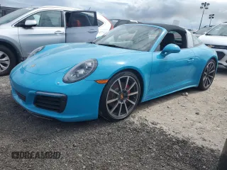 2017 Porsche 911 4S with VIN WP0BB2A98HS136078, listed as a Copart auction lot 75467624 with Not Provided miles and Non Repairable. Bid and sale history available at carsss.com. Image 1.