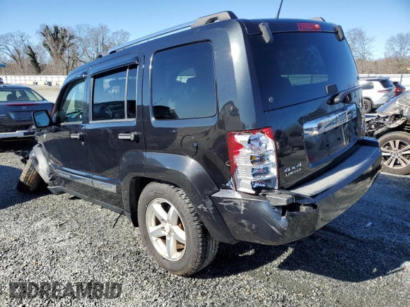 2008 Jeep Liberty Limited with VIN 1J8GN58K78W195728, listed as a Copart auction lot 46174195 with 130,855 mi miles and Salvage Title. Bid and sale history available at DreamBid. Image 2.
