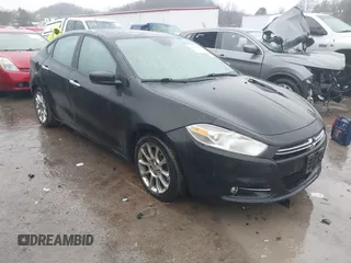 2013 Dodge Dart Limited with VIN 1C3CDFCA7DD157424, listed as a IAAI auction lot 41445022 with 249,685 mi miles. Bid and sale history available at carsss.com. Image 1.