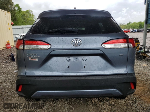 2025 Toyota Corolla Cross LE z VIN 7MUCAAAG6SV124727, wystawiony jako Copart lot #52089315 z przebiegiem 3 565 mil mil oraz Szkoda całkowita • Salvage title. Historia ofert i sprzedaży dostępna na DreamBid. Obrazek 6.