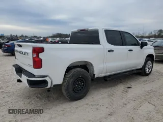 2024 Chevrolet Silverado 1500 Custom with VIN 3GCPABEK4RG267443, listed as a Copart auction lot 87958345 with Not Provided miles and Salvage Title. Bid and sale history available at DreamBid. Image 3.