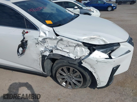 2021 Lexus NX 300 with VIN JTJDARBZ6M5028373, listed as a IAAI auction lot 42013736 with 22,577 mi miles and . Bid and sale history available at DreamBid. Image 6.