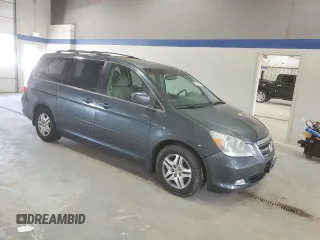 2005 Honda Odyssey TOURING with VIN 5FNRL38865B093514, listed as a Copart auction lot 53343605 with 218,562 mi miles and Clean Title. Bid and sale history available at carsss.com. Image 4.