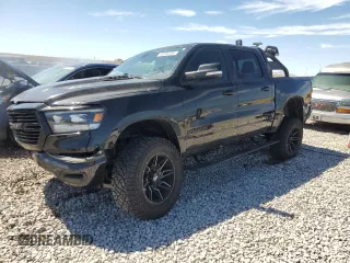 2019 Ram 1500 Rebel z VIN 1C6SRFLT6KN577068, wystawiony jako Copart lot #60762384 z przebiegiem 72 657 mil mil oraz Szkoda całkowita • Salvage title. Historia ofert i sprzedaży dostępna na DreamBid. Obrazek 1.