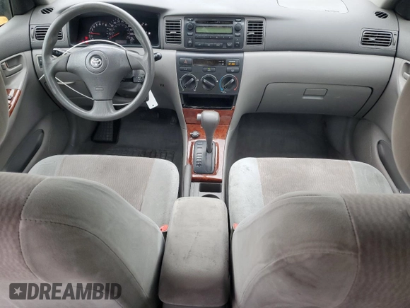2006 Toyota Corolla CE with VIN JTDBR32E260096828, listed as a Copart auction lot 54001655 with 207,003 mi miles and Salvage Title. Bid and sale history available at DreamBid. Image 8.