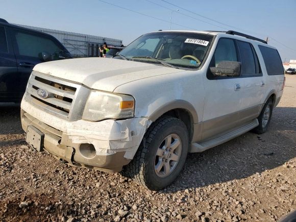 2010 Ford Expedition EL Eddie Bauer with VIN 1FMJK1J56AEA88163, listed as a Copart auction lot 69701804 with 262,048 mi miles and Clean Title. Bid and sale history available at carsss.com. Image 1.